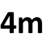4m